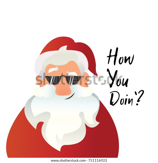 How You Doin Christmas Quote Funny Royalty Free Stock Image