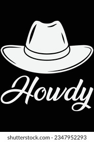 Howdy Horse Lover eps cut file for cutting machine