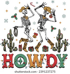 Howdy Western Cowboy Skeleton Png, Dancing Skeletons, Howdy Skeleton, Dead Inside, Retro Howdy, Cowboy, Funny Cowboy 