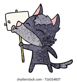howling wolf cartoon