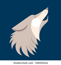 Howling Wolf (vector)