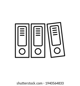 how-to icon, advice icon in flat black line style, isolated on white background 
