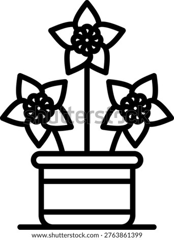 Hoya Line vector Icon Design