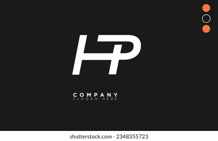 HP Alphabet Buchstaben Initial Monogram Logo PH, H und P