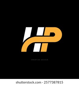 HP creative letter branding professional logo