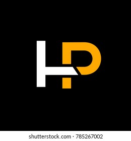 HP or H n P letter initials designed in vector format.