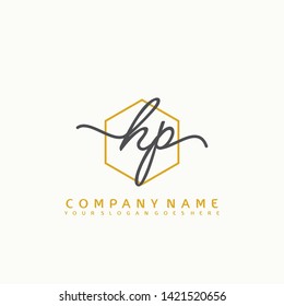 HP Initial handwriting logo concept