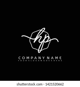 HP Initial handwriting logo concept