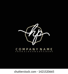 HP Initial handwriting logo concept