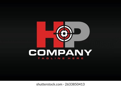the HP letter aim logo