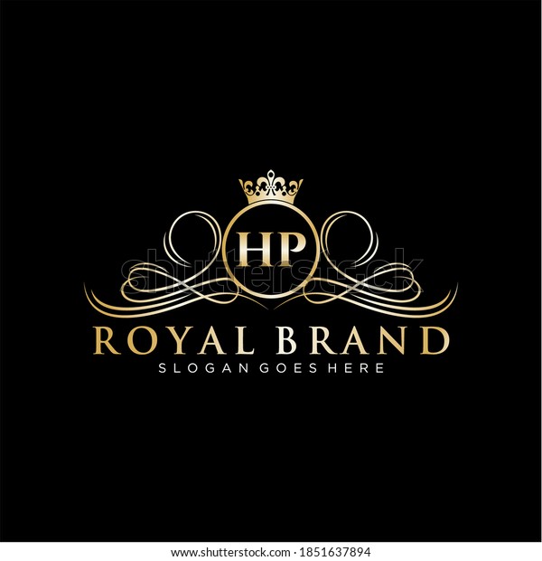 Hp Letter Initial Luxurious Brand Logo Stock Vector (Royalty Free ...