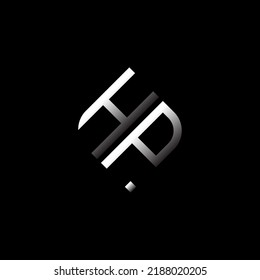 HP letter logo creative design with vector graphic