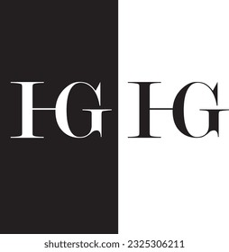 HP letter logo is the great letter logo