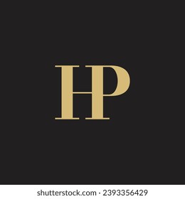 HP Letter Logo, Monogram, H and P Monogram, Design, HP Initials Letter,