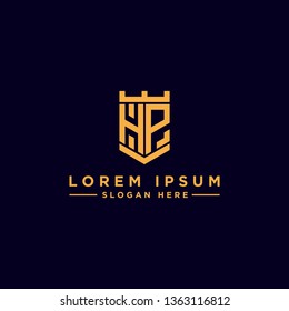 HP letters Initial icon / logo design Monogram inspiration. - vector