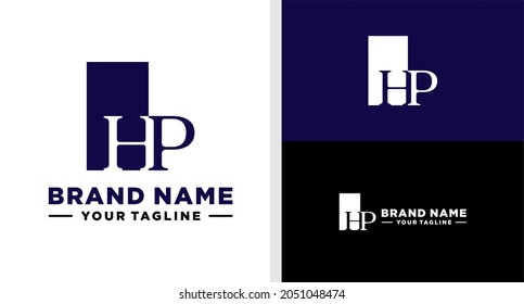 HP LOGO MONOGRAM MATURE EDITABLE