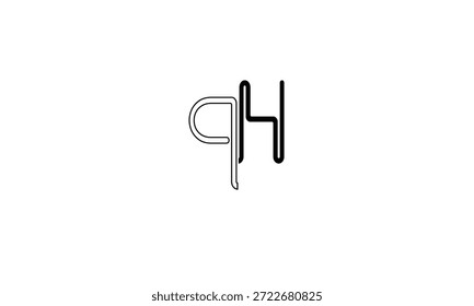 HP, PH ABSTRAKTER BUCHSTABE LOGO MONOGRAMM