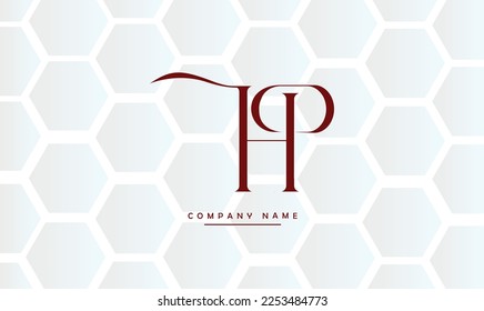 HP, PH Abstract Letters Logo Monogram