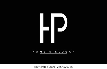 HP, PH Abstract Letters Logo Monogram