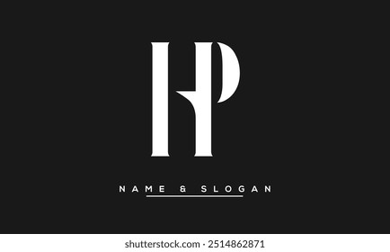 HP, PH Abstract Letters Logo Monogram