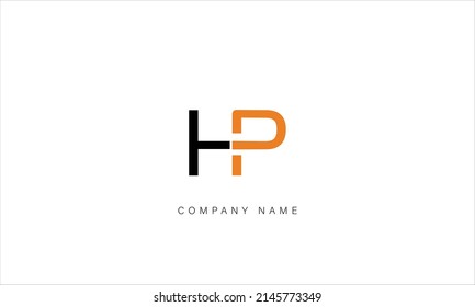 HP, PH-Alphabet Buchstaben Logo-Monogramm