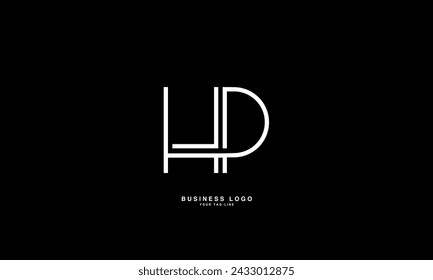 HP, PH, H, P, Abstract Letters Logo Monogram