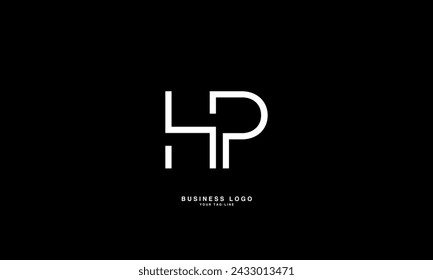 HP, PH, H, P, Abstract Letters Logo Monogram