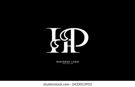 HP, PH, H, P, Abstract Letters Logo Monogram