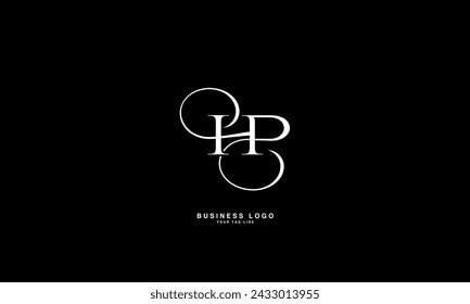 HP, PH, H, P, abstrakte Buchstaben Logo Monogramm