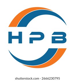 HPB letter design. HPB letter technology logo design on a white background. HPB Monogram logo design for an entrepreneur and business.