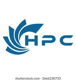 HPC letter design. HPC letter technology logo design on a white background. HPC Monogram logo design for an entrepreneur and business.