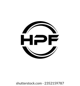 HPF Logo Design, Inspiration for a Unique Identity. Modern Elegance and Creative Design. Watermark Your Success with the Striking this Logo.