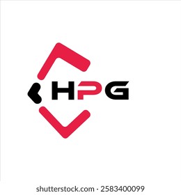 HPG creative minimalist letter logo. HPG unique vector initials alphabet letter logo design
