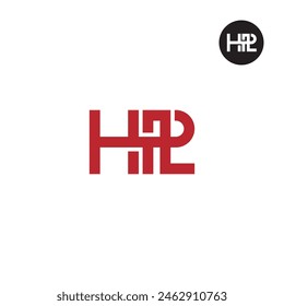 HPL-Logo-Buchstabe Monogram Design