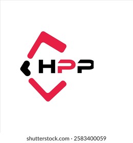 HPP creative minimalist letter logo. HPP unique vector initials alphabet letter logo design
