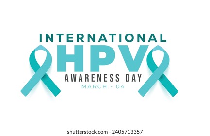  HPV Awareness Day. background, banner, card, poster, template. Vector illustration.