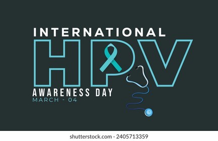  HPV Awareness Day. background, banner, card, poster, template. Vector illustration.