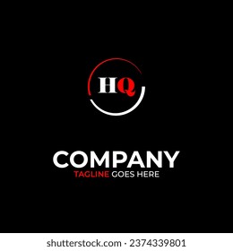 HQ creative modern letters logo design template