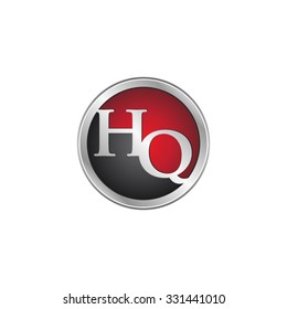 HQ initial circle logo red
