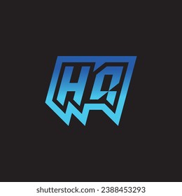 HQ initial inspiration logo design esport and gaming clan ideas
