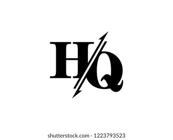 HQ initials logo sliced