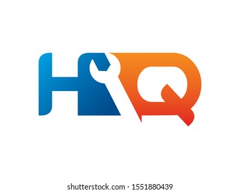 HQ Letter logo or symbol template design