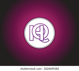 marca de logotipo de hq plantilla de diseño de logotipo de hq