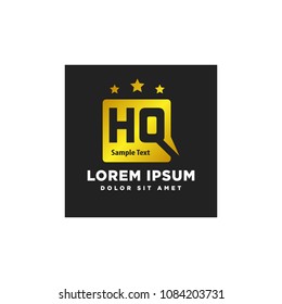 hq logo letter design 