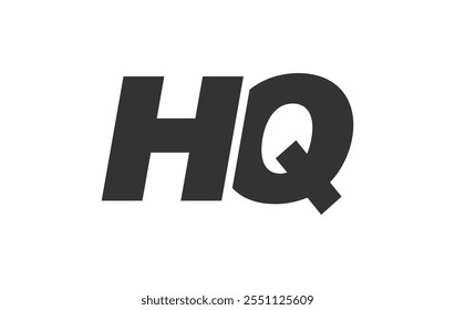 HQ Techno Editable Font Logo For Corporate Branding. Bold, Futuristic Design With Unique Typographic Ideas. Minimal Custom Type And Dynamic Letter Variations For Promotion, Printing, And Book Titles