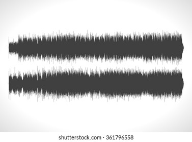 HQ Vector sound waves. Music waveform background. You can use in club, radio, pub, DJ show, party, concerts, recitals or the audio technology advertising background.