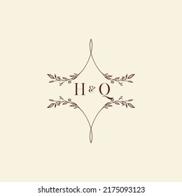 HQ wedding initial logo letters in high quality professional design that will print well across any print media