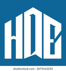 HQE letter design. HQE letter technology logo design on a Blue background. HQE  Monogram logo design for an entrepreneur and business.