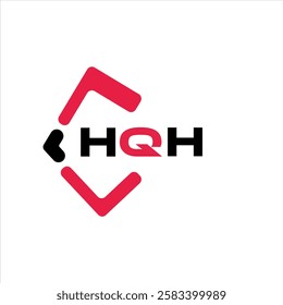 HQH creative minimalist letter logo. HQH unique vector initials alphabet letter logo design
