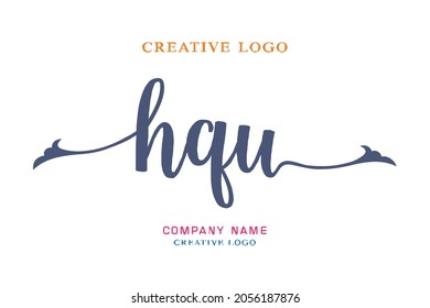 El logotipo de las letras de HQU es sencillo, fácil de entender y autoritario